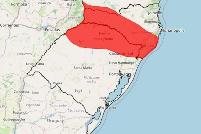 Chuvas: Novo aviso deixa Oeste em alerta vermelho para grande perigo