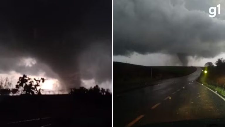 Tornado deixa feridos e destrói casas no Rio Grande do Sul (Vídeo)