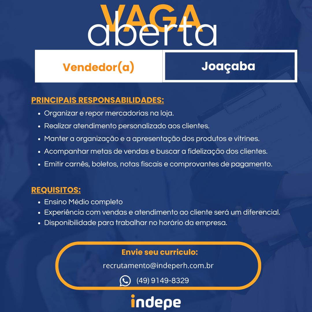 Vendedor(a)
