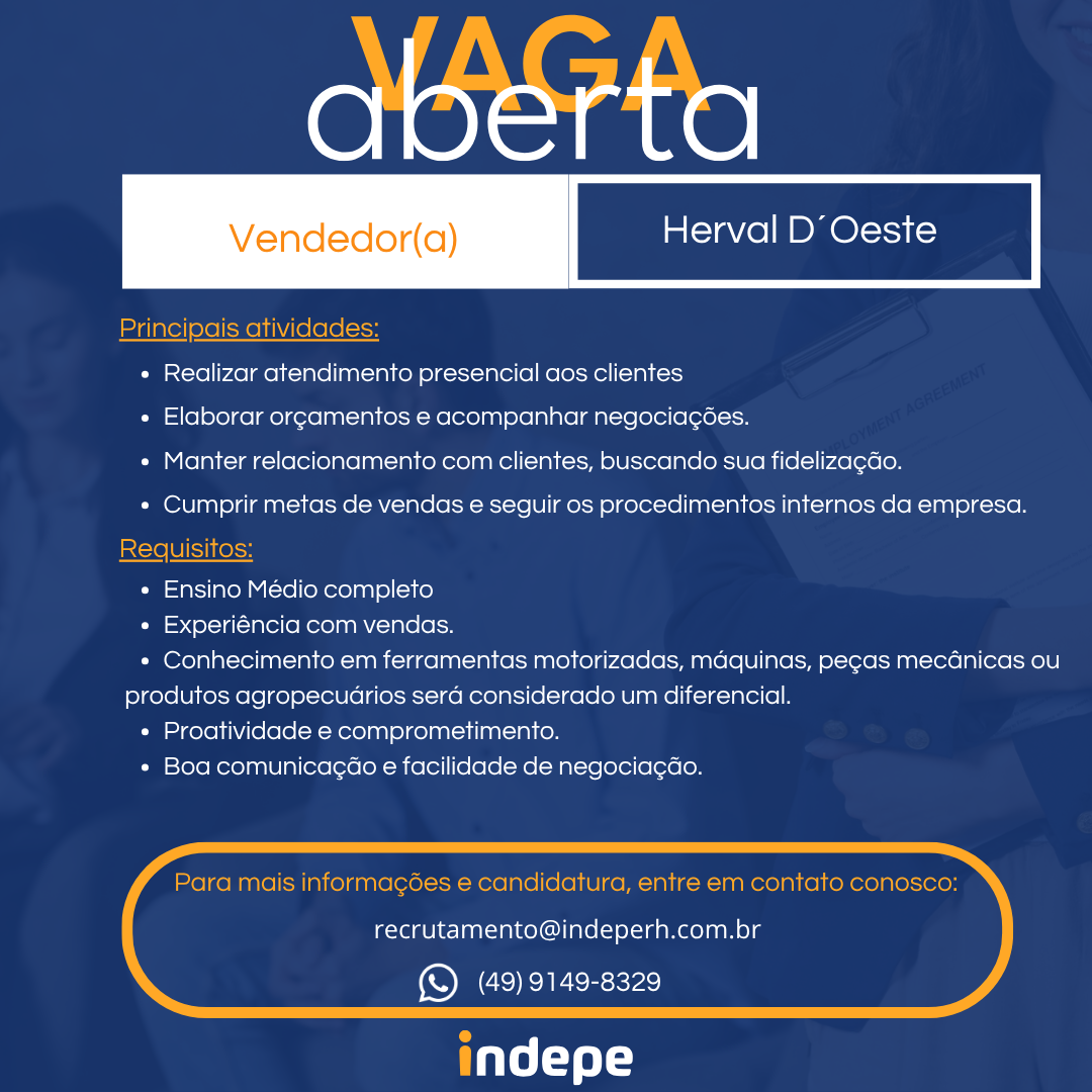 Vendedor(a)