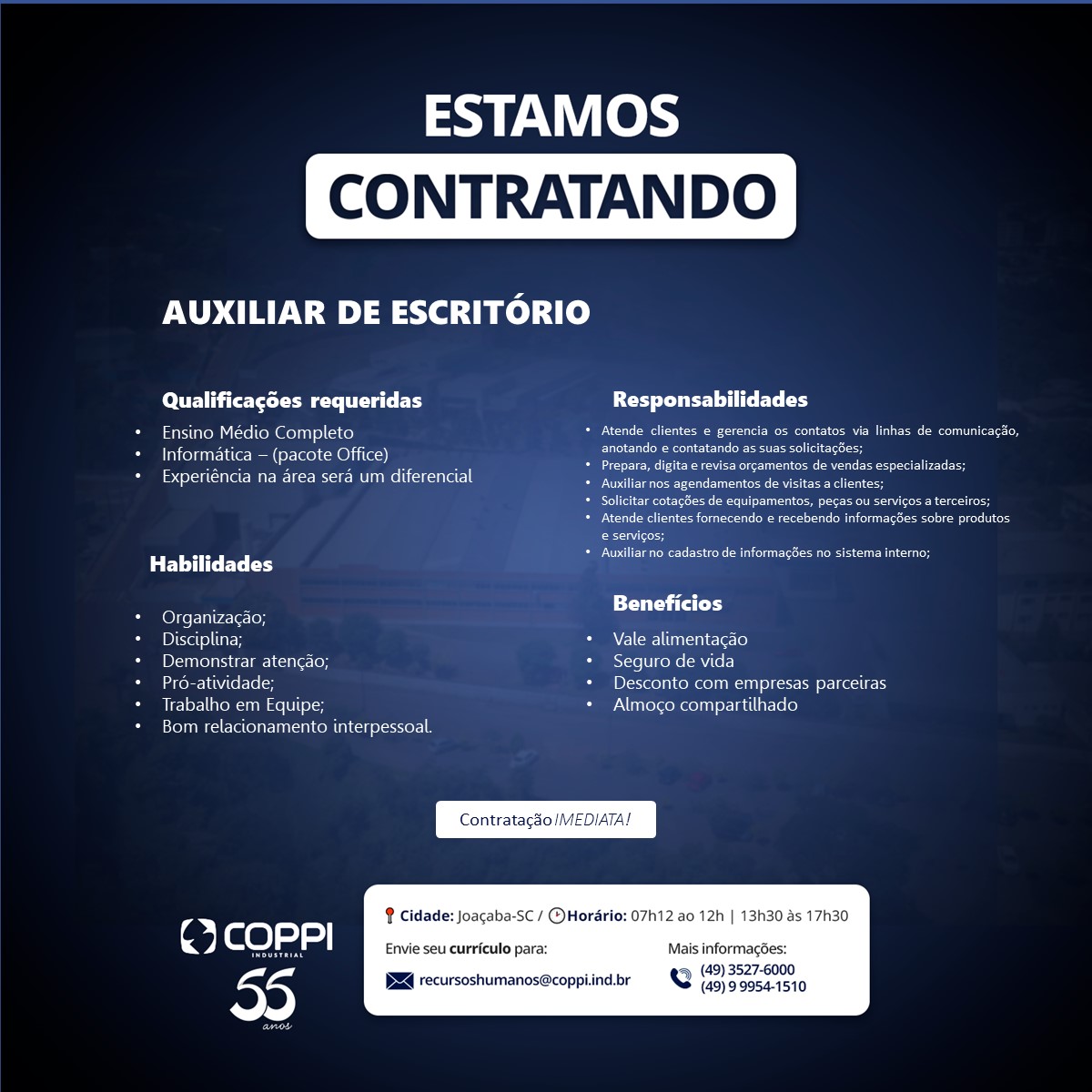 AUXILIAR DE ESCRITORIO