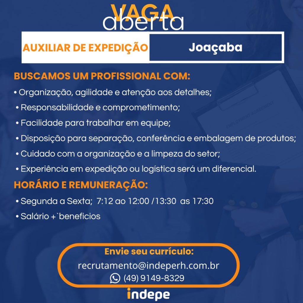 Auciliar de Expedição