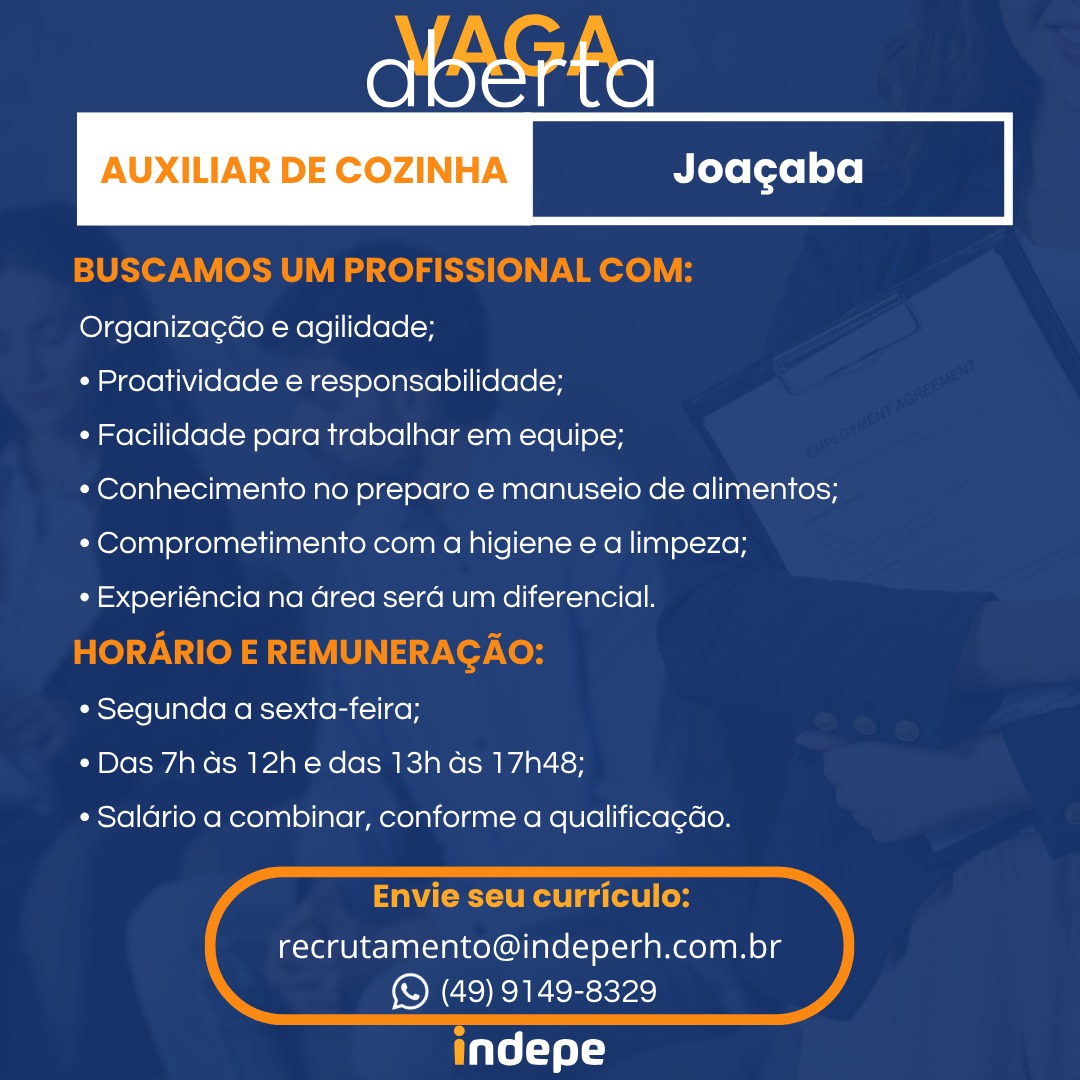 Auxiliar de Cozinha