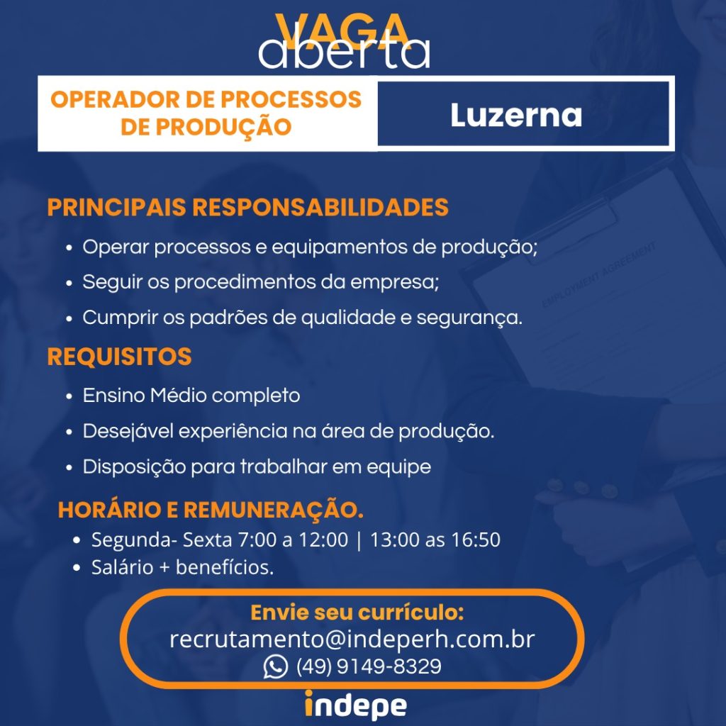 Operador de Produção