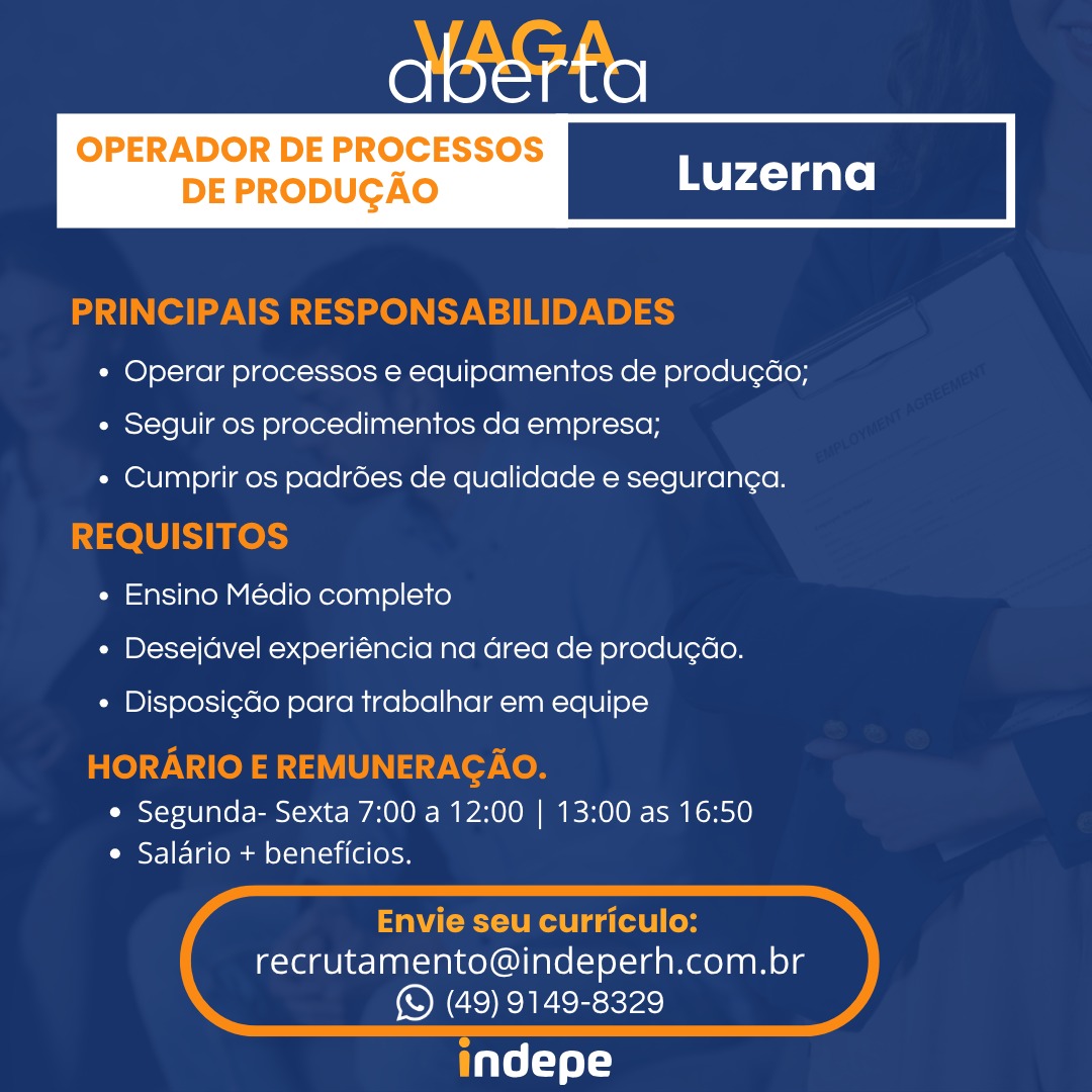 Operador de Produção