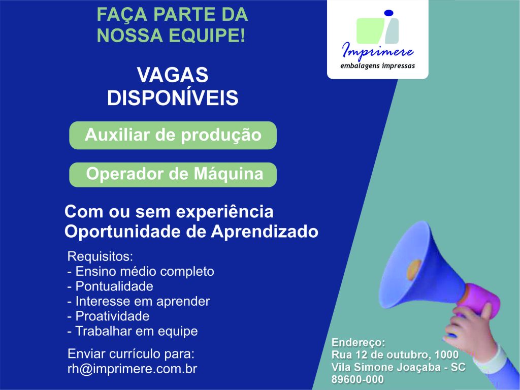 operador de produção e auxiliar de produção