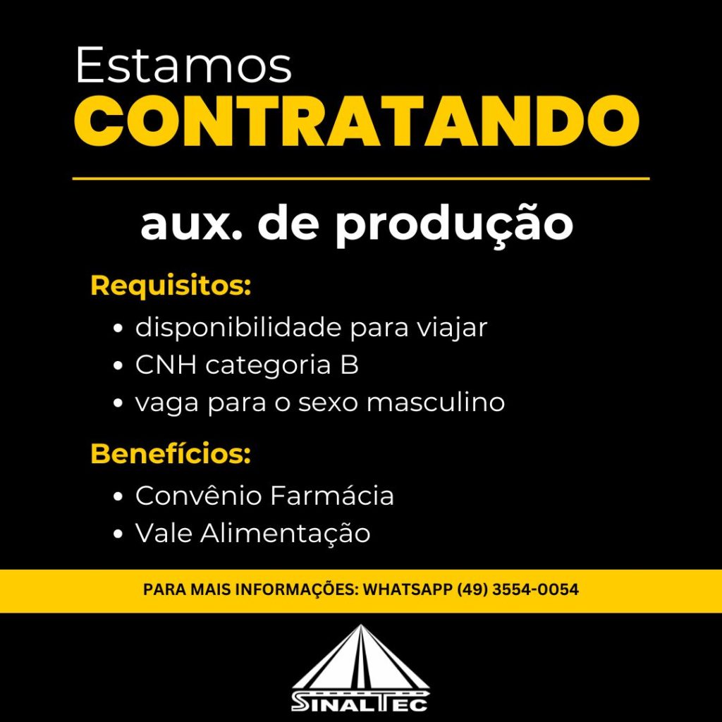 Auxiliar de Produção