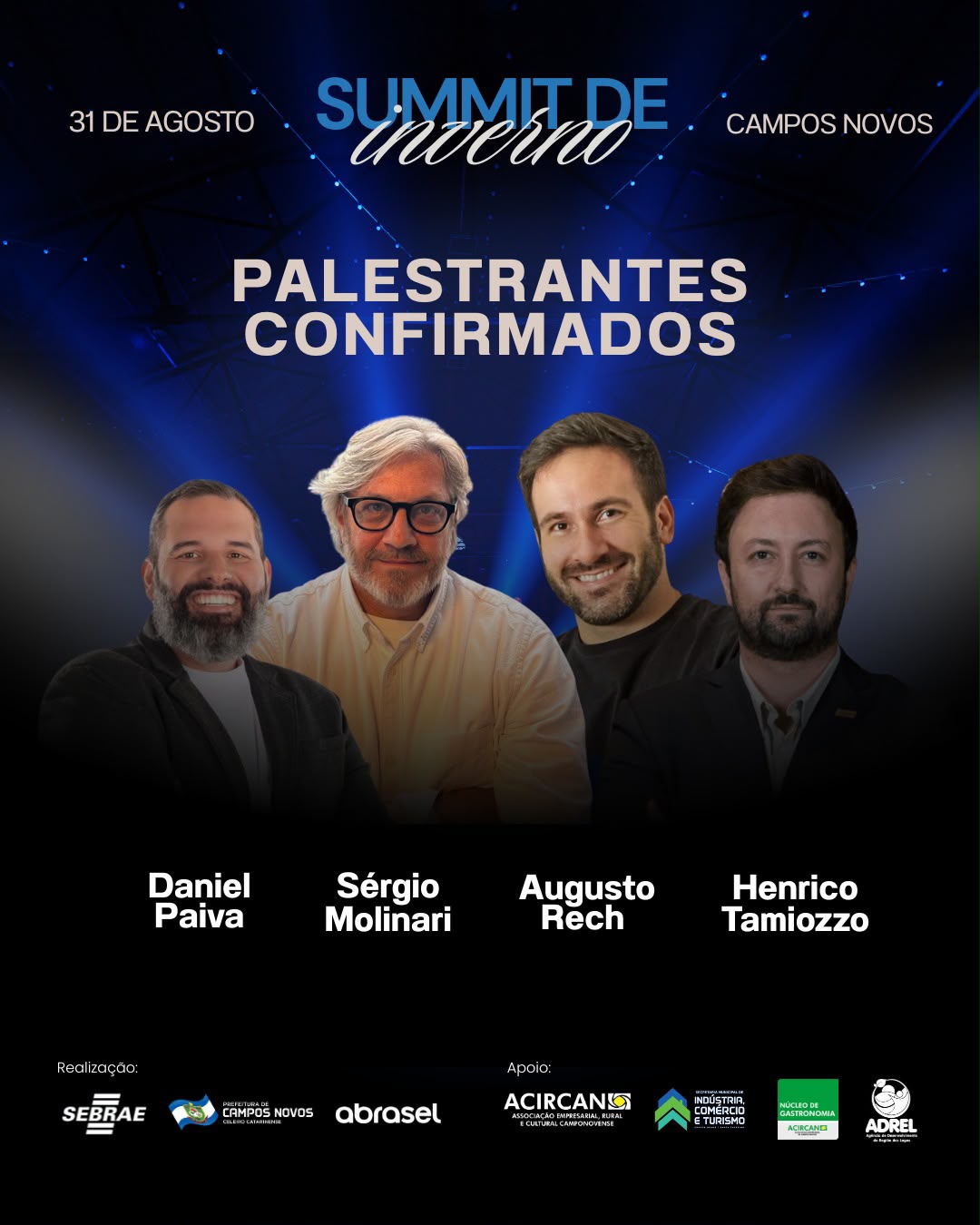 Campos Novos sedia “Summit de Inverno” com foco em negócios, networking e gastronomia