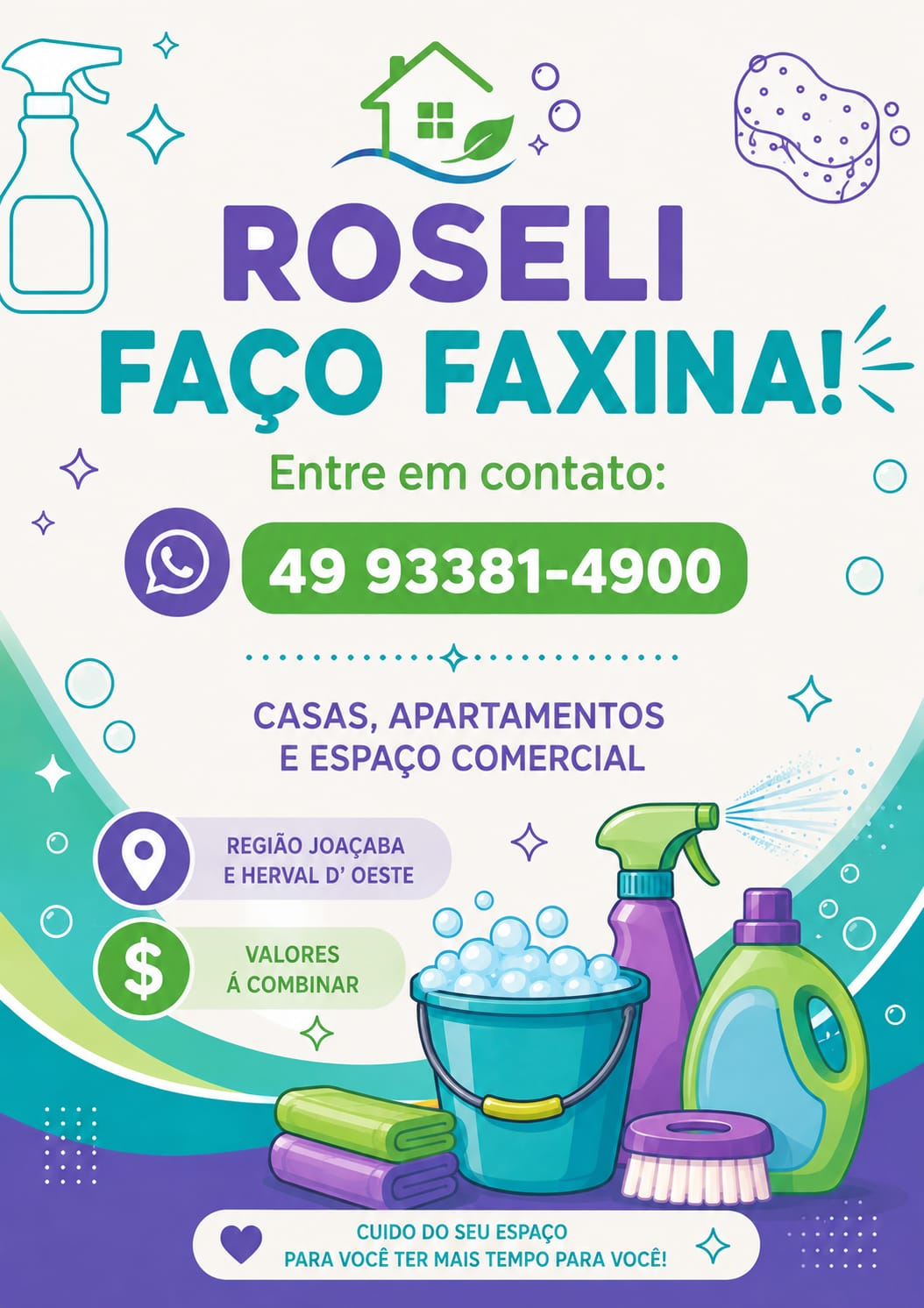 FAÇO FAXINAS