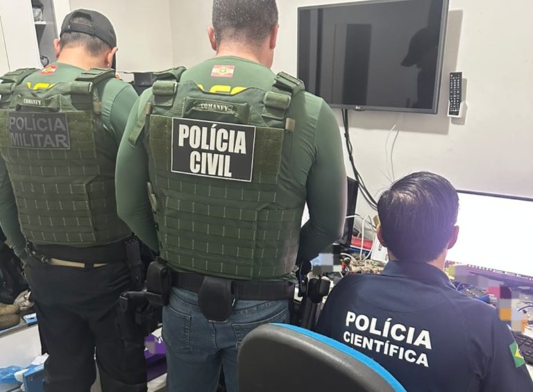 GAECO cumpre mandado em Concórdia durante investigação sobre material de abuso sexual infantil