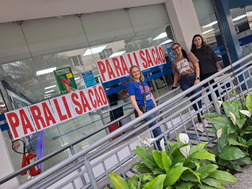 Bancários de Joaçaba e região aderem à paralisação nacional nesta quinta-feira