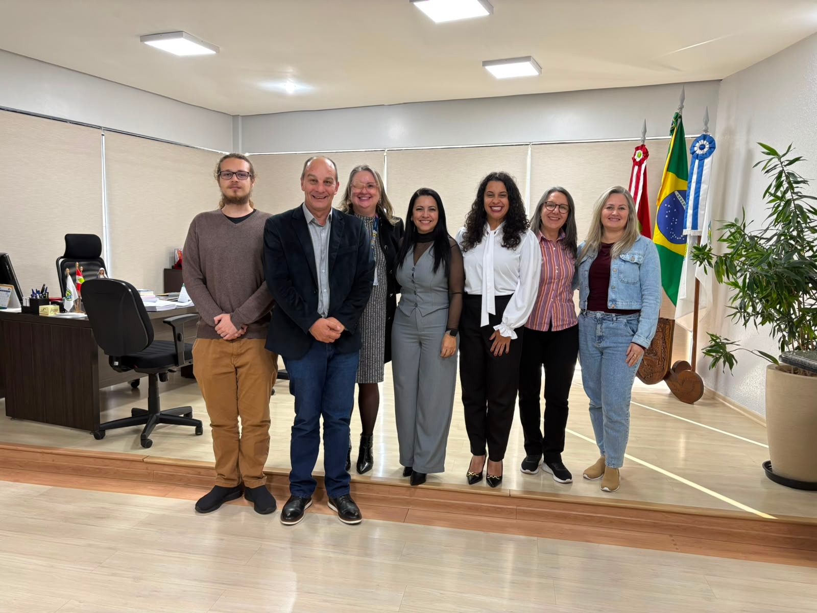 Joaçaba recebe representantes de Torres para intercâmbio de experiências na área da saúde