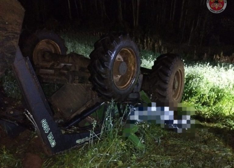 Homem morre após trator tombar no interior de Tangará