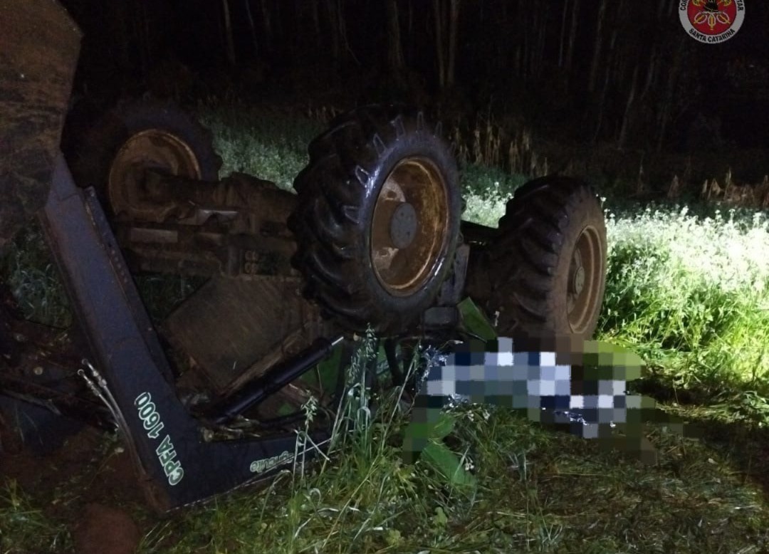 Homem morre após trator tombar no interior de Tangará