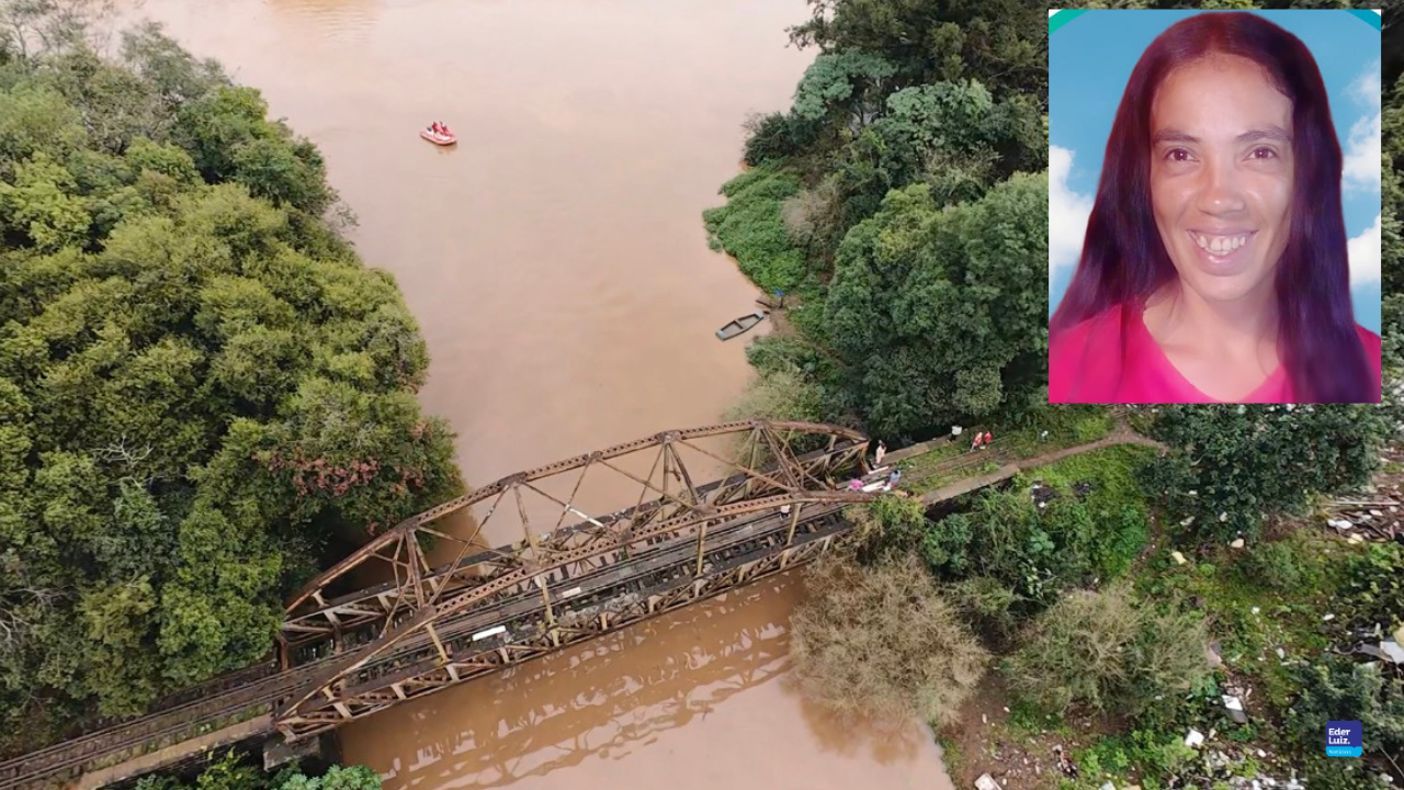 Corpo encontrado no Rio do Peixe é identificado: vítima é Gracielli Pereira, que desapareceu no Rio Barra Verde em Herval d’Oeste