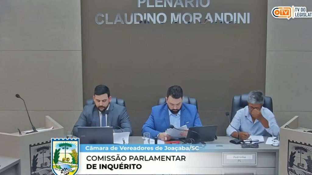 AO VIVO: Assista à apresentação do relatório final da CPI de Joaçaba