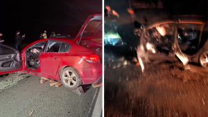 Grave acidente deixa mulher morta e mais três feridos em Santa Catarina