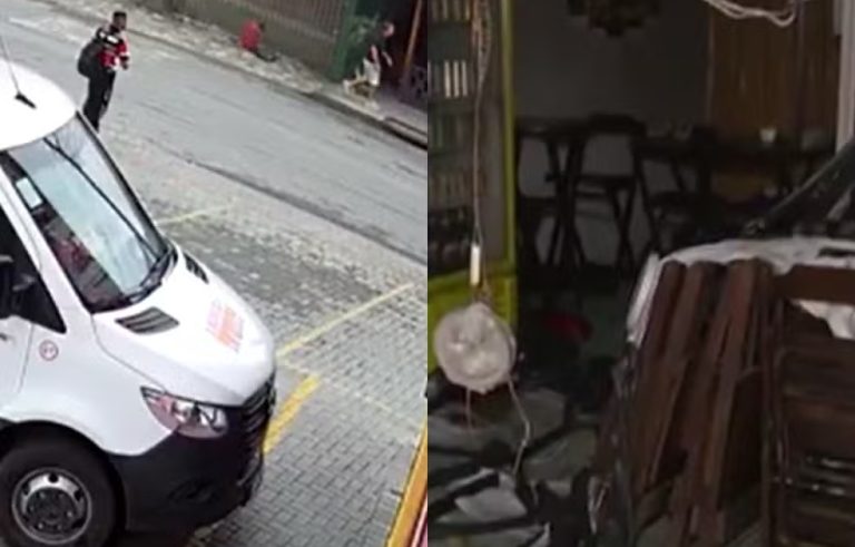 Homem morre queimado após invadir restaurante procurando a ex em SC
