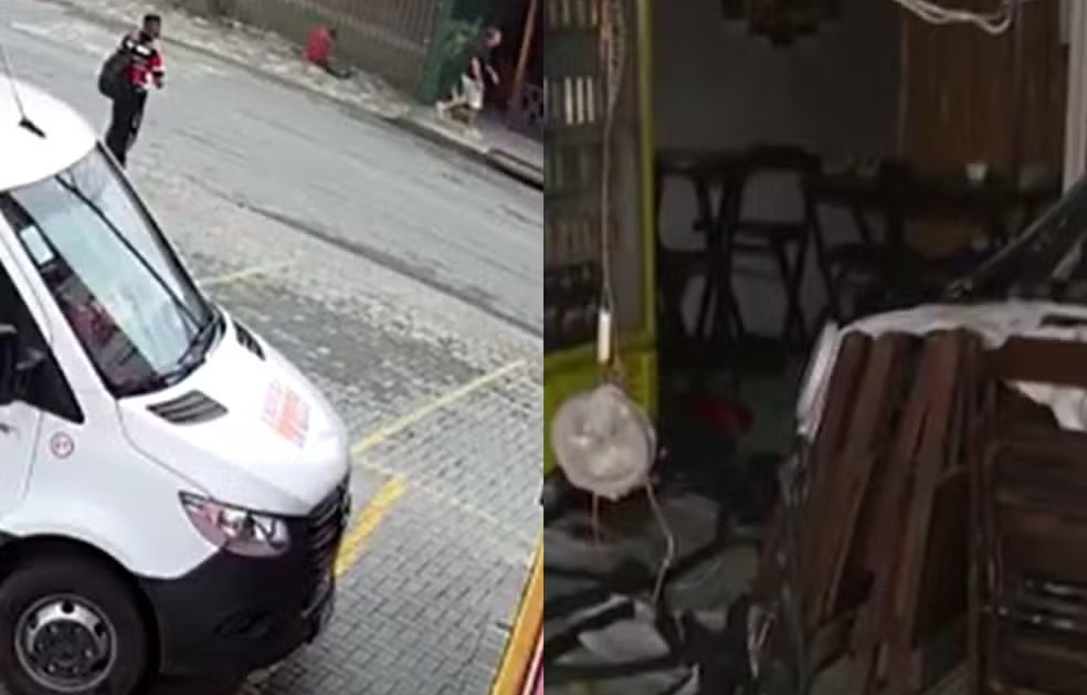 Homem morre queimado após invadir restaurante procurando a ex em SC