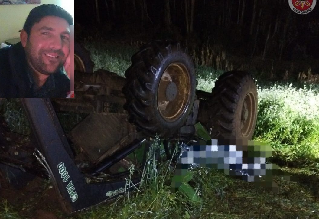 Homem que morreu após trator tombar em Tangará é identificado