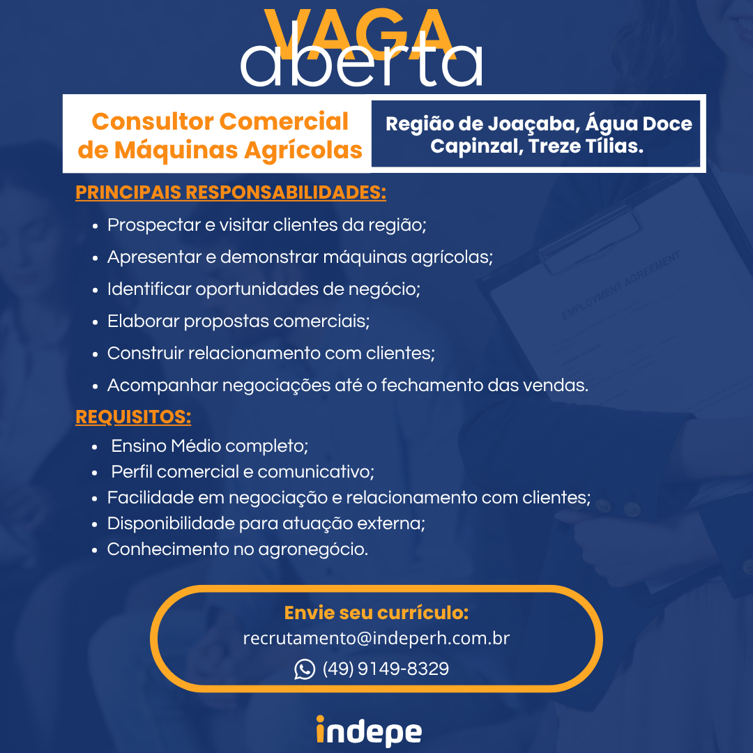 Consultor externo de Máquinas Agrícolas