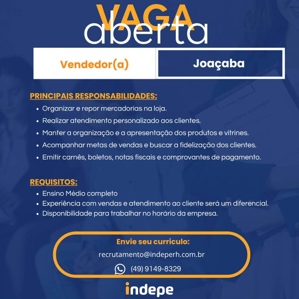 Vendedor(a)