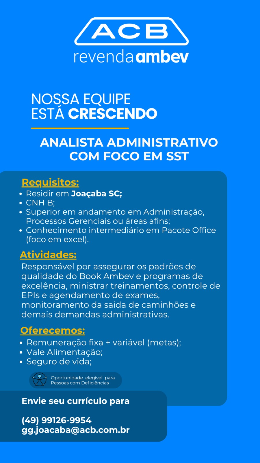 Analista Administrativo – Área de Segurança