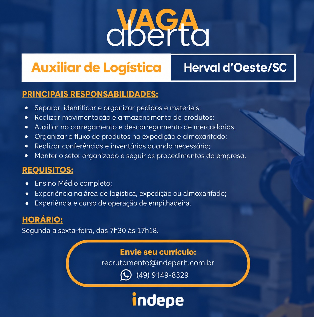 Auxiliar de Logística