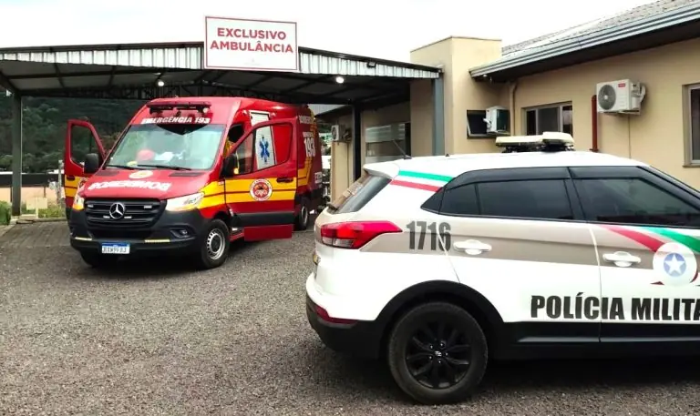 Homem fica em estado grave após ser esfaqueado pelo enteado em Fraiburgo