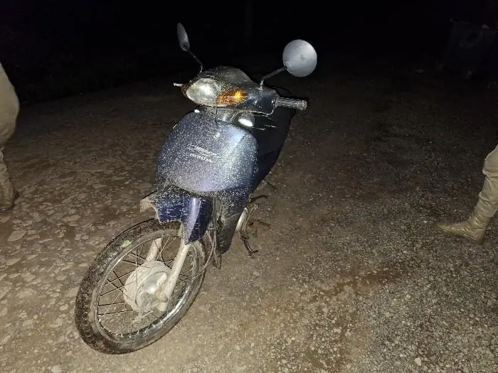 Polícia Militar recupera motocicleta furtada em Herval d’Oeste