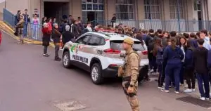 Colégio Marista Frei Rogério realiza simulado de evacuação e combate a incêndio em Joaçaba