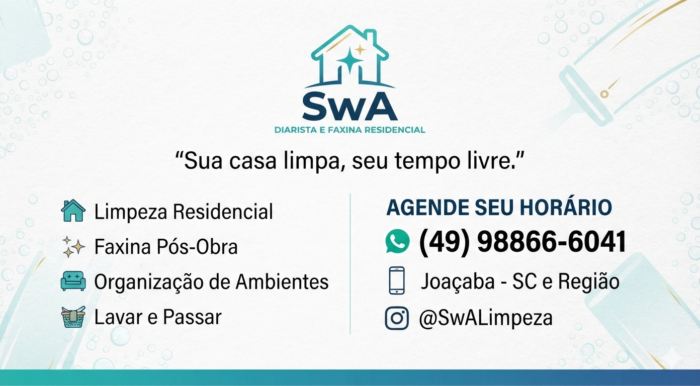 Trabalho de diarista