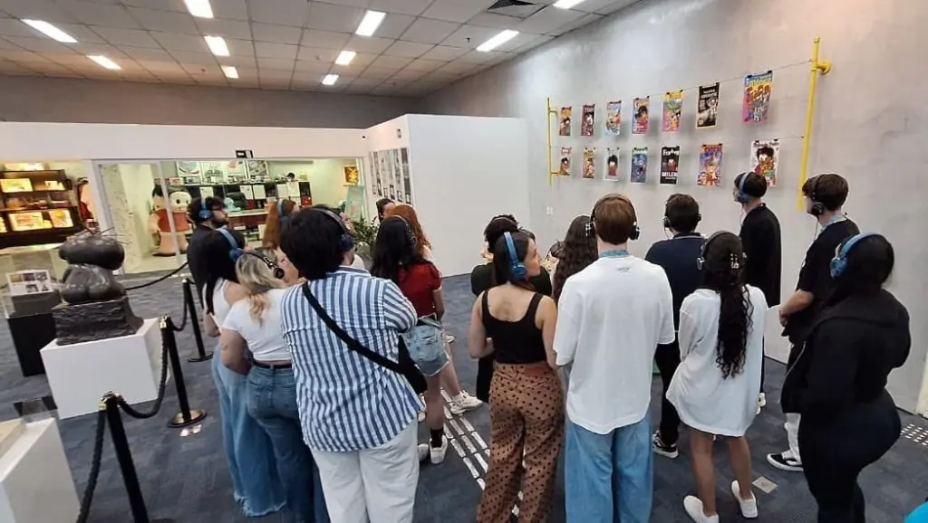 Estudantes de Publicidade da Unoesc Joaçaba em visita a museu em São Paulo