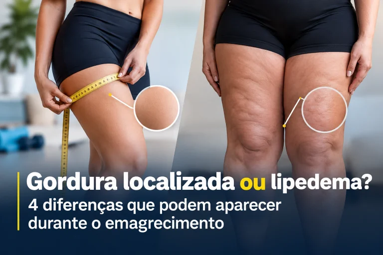 Gordura localizada ou lipedema? 4 diferenças que podem aparecer durante o emagrecimento