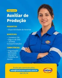 AUXILIAR DE PRODUÇÃO