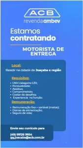 Motorista Entregador