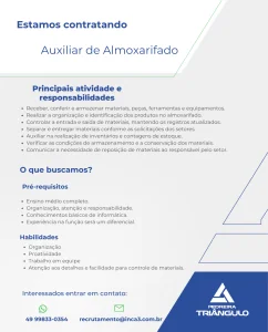 Auxiliar de Almoxarifado