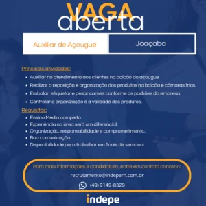 Auxiliar de Açougue