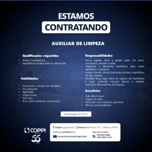 Auxiliar de Limpeza