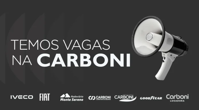 Carboni reúne oportunidades de emprego em diferentes áreas e segmentos de atuação