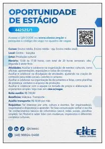 ESTÁGIO REMUNERADO – GRUPO TEJO JBA