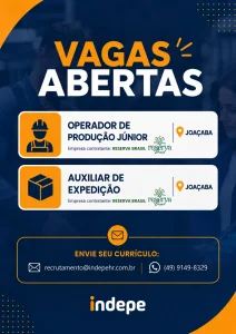 Auxiliar de Expedição e Auxiliar de Produção