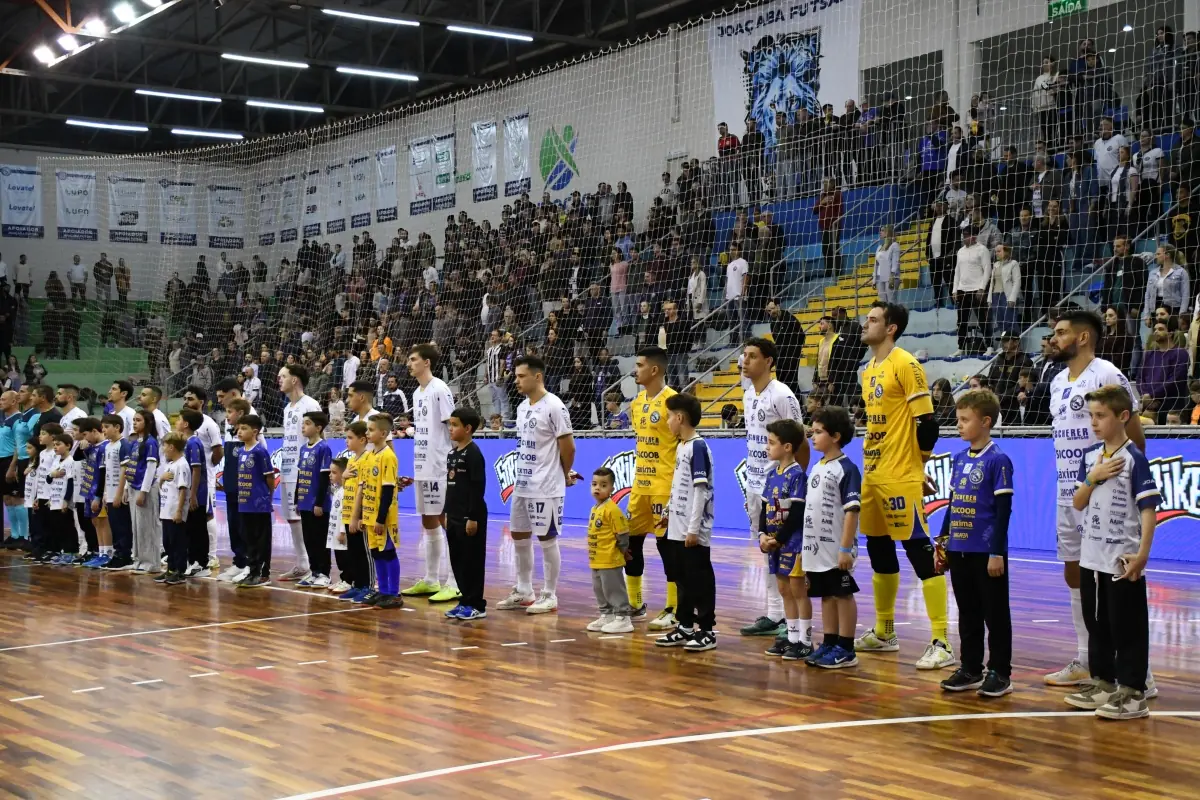 Joaçaba Futsal inicia venda de ingressos para as quartas de final da LNF Silver contra o Vasco