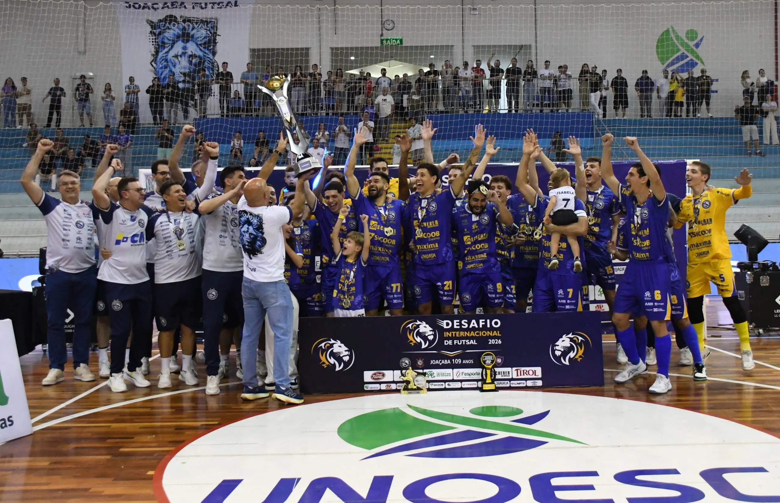 Joaçaba Futsal conquista título inédito do Desafio Internacional de Futsal