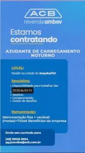 Ajudante de Carregamento Noturno