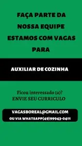 Auxiliar de Cozinha