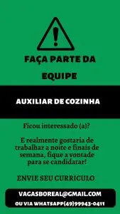 Auxiliar de Cozinha
