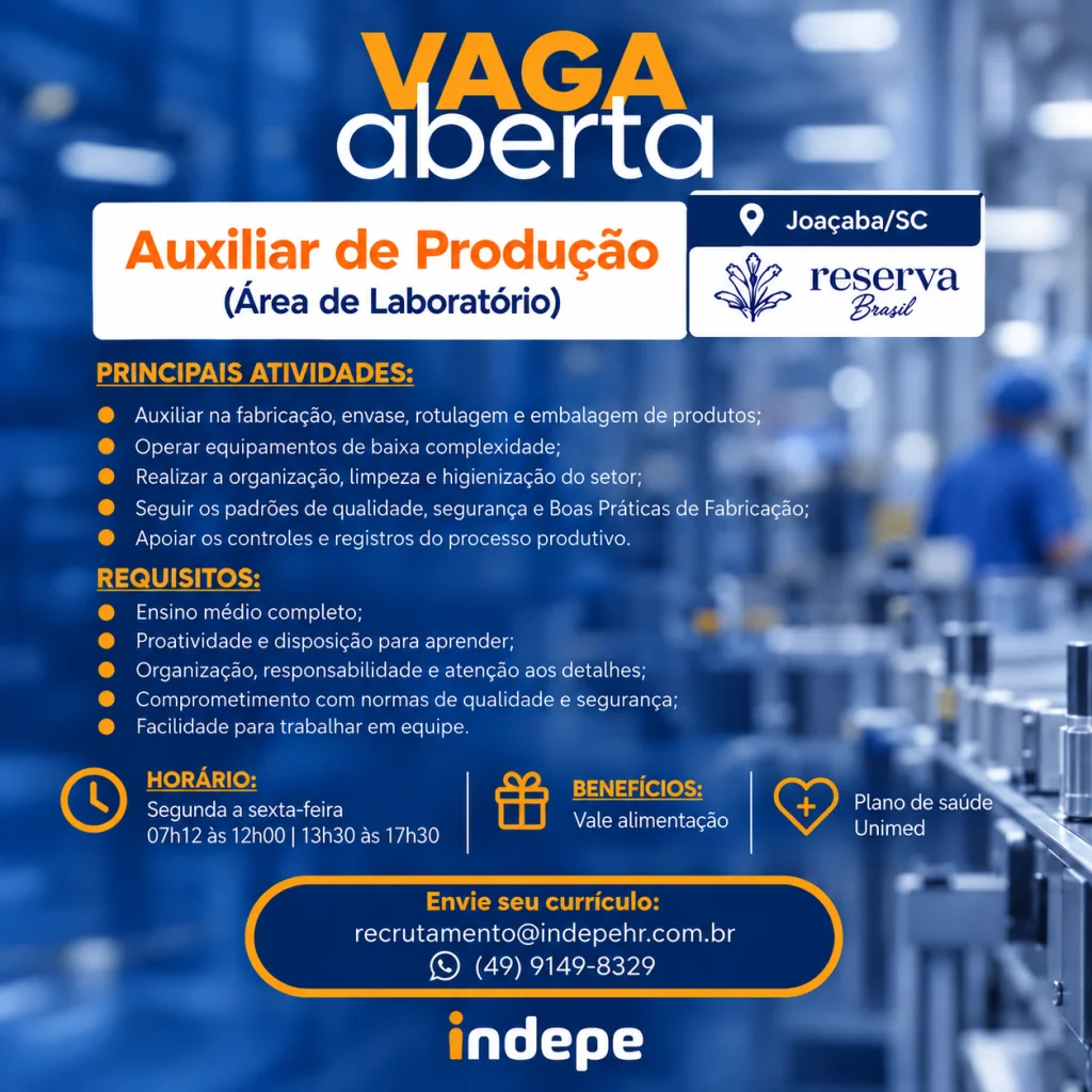 Auxiliar de Produção