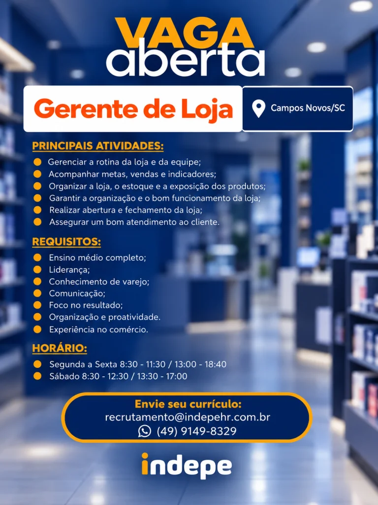 Gerente de Loja