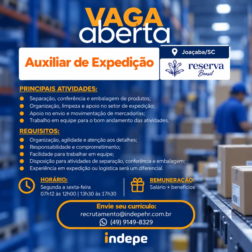 Auxiliar de Expedição
